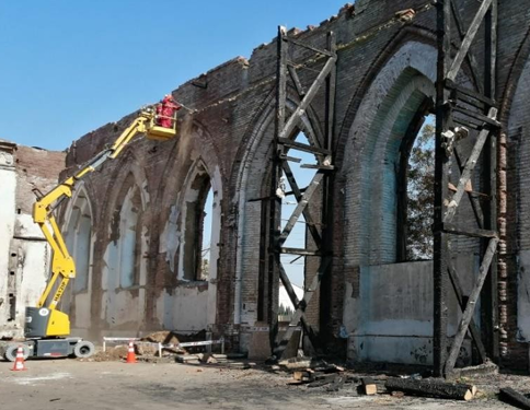 Obras de Estabilización Iglesia San Francisco de Curicó2